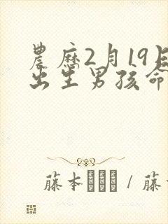农历2月19日出生男孩命运
