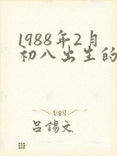 1988年2月初八出生的命运