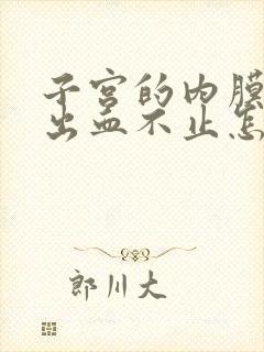 子宫的内膜增厚出血不止怎么治疗