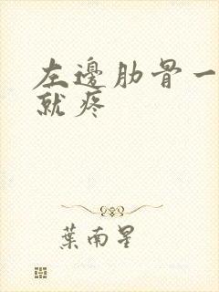 左边肋骨一吸气就疼