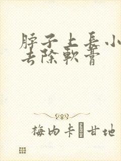 脖子上长小肉粒去除软膏