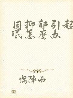 因抑郁引起的失眠怎么办封面