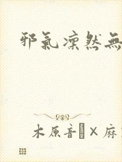 邪气凛然无弹窗