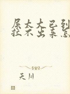 屎太大已到肛门拉不出来怎么办