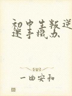 初中生叛逆期沉迷手机办