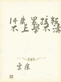 14岁男孩叛逆不上学不沟通