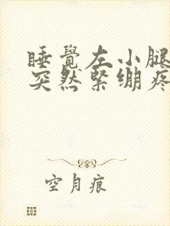 睡觉左小腿肌肉突然紧绷疼痛