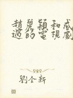 赵丽颖和成毅演过的电视剧