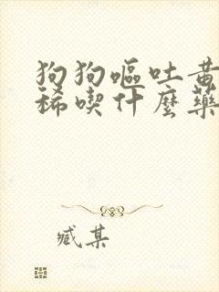 狗狗呕吐黄水拉稀吃什么药好得快