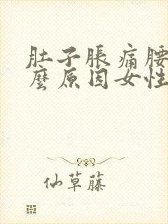 肚子胀痛腰痛什么原因女性