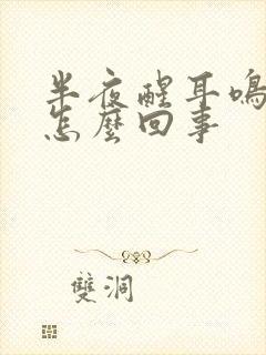 半夜醒耳鸣厉害怎么回事