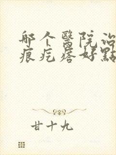 哪个医院治疗疤痕疙瘩好点