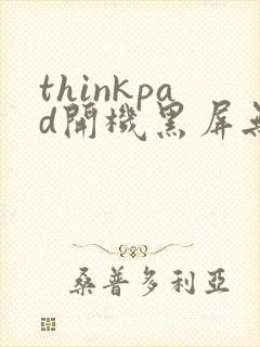 thinkpad开机黑屏无法唤醒