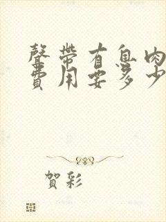 声带有息肉治疗费用要多少钱