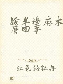 脸半边麻木是怎么回事