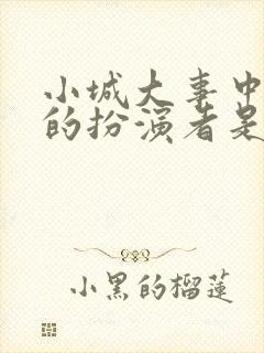 小城大事中奶奶的扮演者是谁