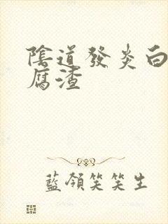 阴道发炎白带豆腐渣