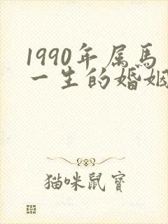 1990年属马一生的婚姻状况封面