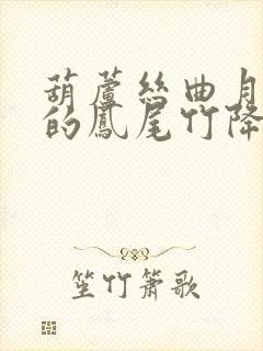 葫芦丝曲月光下的凤尾竹降b调