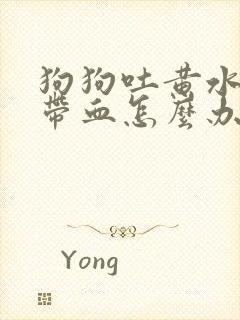 狗狗吐黄水拉稀带血怎么办