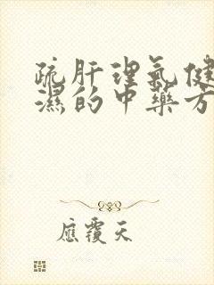 疏肝理气健脾祛湿的中药方剂封面