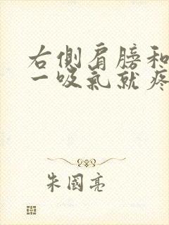 右侧肩膀和肋骨一吸气就疼是什么原因