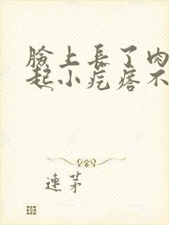 脸上长了肉色凸起小疙瘩不痛不痒封面