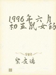 1996年六月初五鼠女的命运