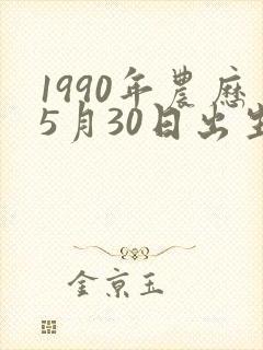 1990年农历5月30日出生人的命运