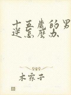 十五岁的男孩叛逆怎么办