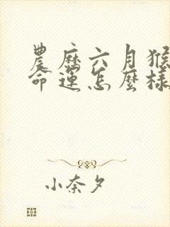 农历六月猴女的命运怎么样封面