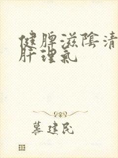 健脾滋阴清热疏肝理气封面