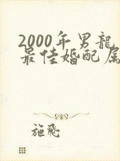 2000年男龙最佳婚配属相