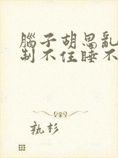 脑子胡思乱想控制不住睡不着觉