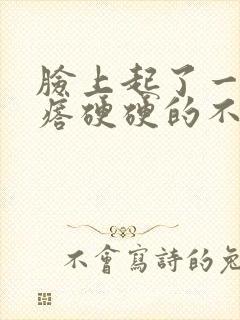 脸上起了一个疙瘩硬硬的不痛不痒