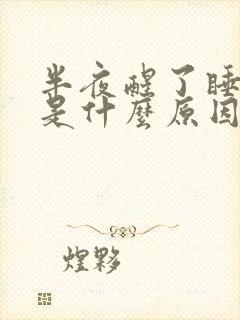 半夜醒了睡不着是什么原因封面