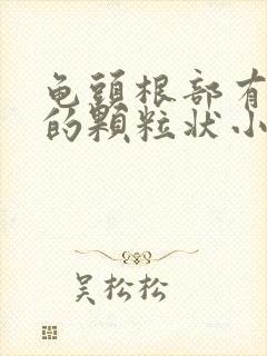 龟头根部有白色的颗粒状小颗粒是什么原因