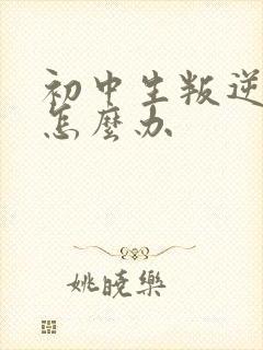 初中生叛逆厌学怎么办