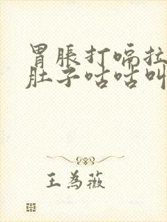 胃胀打嗝拉稀水肚子咕咕叫封面