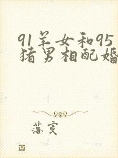 91羊女和95猪男相配婚姻如何