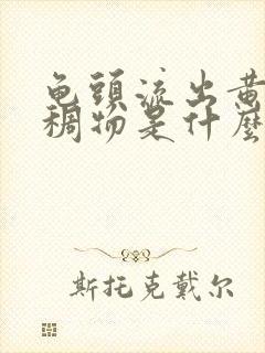 龟头流出黄色粘稠物是什么原因