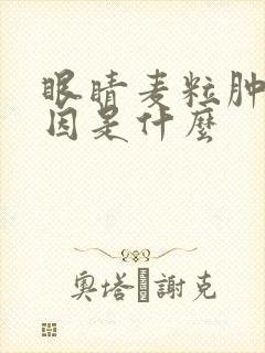 眼睛麦粒肿的原因是什么