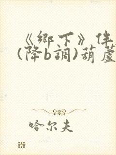 《乡下》伴奏曲(降b调)葫芦丝