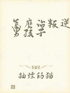 怎么治叛逆期的男孩子