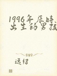 1996年辰时出生的男孩命运