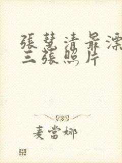 张慧清最漂亮的三张照片