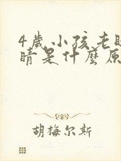 4岁小孩老眨眼睛是什么原因