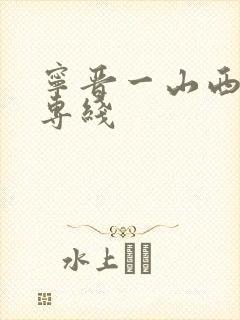 宁晋一山西物流专线