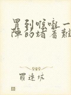 胃到喉咙一阵一阵的堵着难受