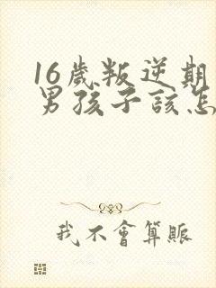 16岁叛逆期的男孩子该怎样去沟通教育